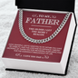 Fathers Day Gift From Daughter Son - The older I get the more I realize, Love Dad - Fathers Day Gift For Stepdad, Gift For Dad, Birthday Gift For Dad From Daughter Son, Custom Necklace Dad Birthday ASIN: B0B1D4DJFB SKU: FathersDayCubanDAD_16-5-2022_3