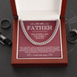Fathers Day Gift From Daughter Son - The older I get the more I realize, Love Dad - Fathers Day Gift For Stepdad, Gift For Dad, Birthday Gift For Dad From Daughter Son, Custom Necklace Dad Birthday ASIN: B0B1D4DJFB SKU: FathersDayCubanDAD_16-5-2022_3