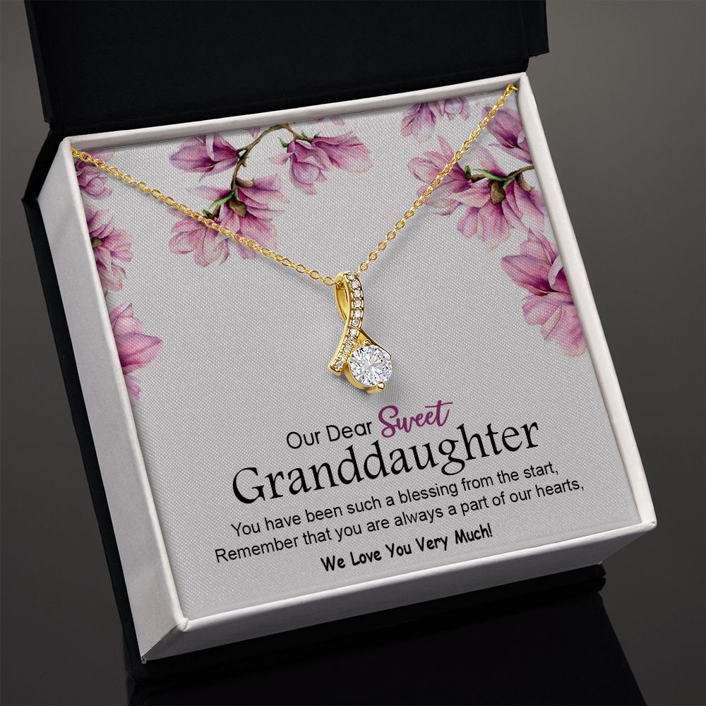 Granddaughter Gifts, Grandma And Granddaughter, Granddaughter Gift From Grandpa, Granddaughter Graduation Card, Granddaughter Birthday, Necklace With Message Card, Sterling Silver, Gift Box Include ASIN: B0BDYG9PPL SKU: NECKLACE-GRANDDAUGHTER-DUCVIN1009