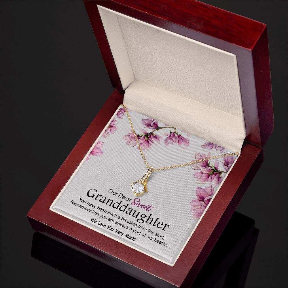 Granddaughter Gifts, Grandma And Granddaughter, Granddaughter Gift From Grandpa, Granddaughter Graduation Card, Granddaughter Birthday, Necklace With Message Card, Sterling Silver, Gift Box Include ASIN: B0BDYG9PPL SKU: NECKLACE-GRANDDAUGHTER-DUCVIN1009