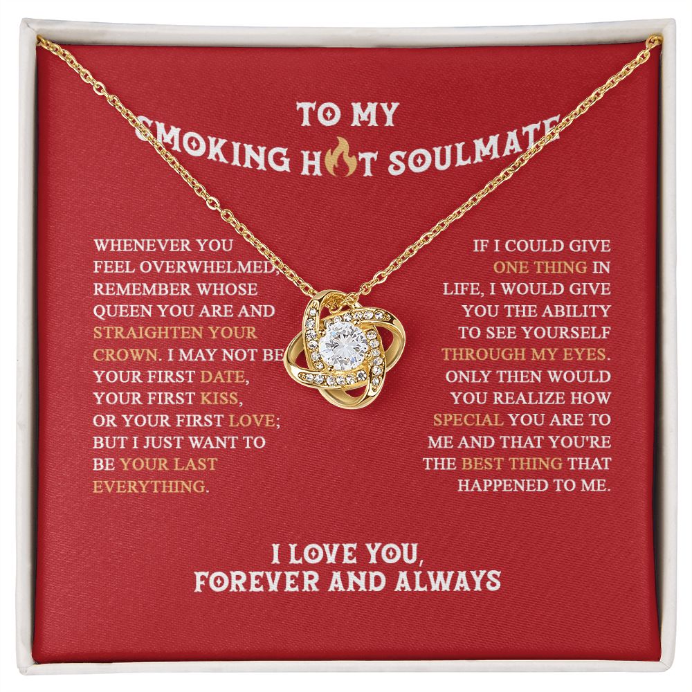 NECKLACE-SOULMATE-DUCVIN250122-04 Gifts To Keep to My Smokin' Hot Soulmate, Necklace with Meaningful Message Card, Luxury Jewelry for Her, Gift Idea On Valentines Day, Anniversary, Birthday, Wedding, Version 3