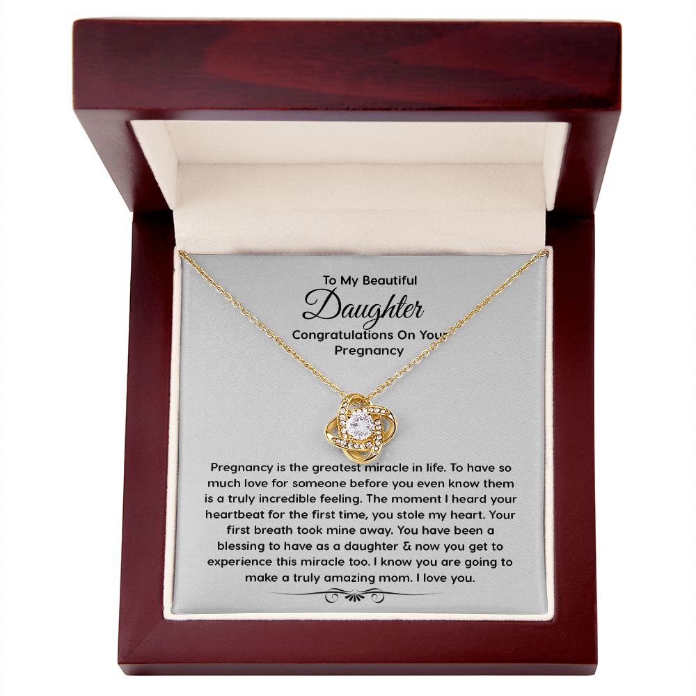 ThisisSuperrrrrFranky15092022_6 Daughter Pregnancy Gift - Sterling Silver Love Heart, Gift For Pregnant