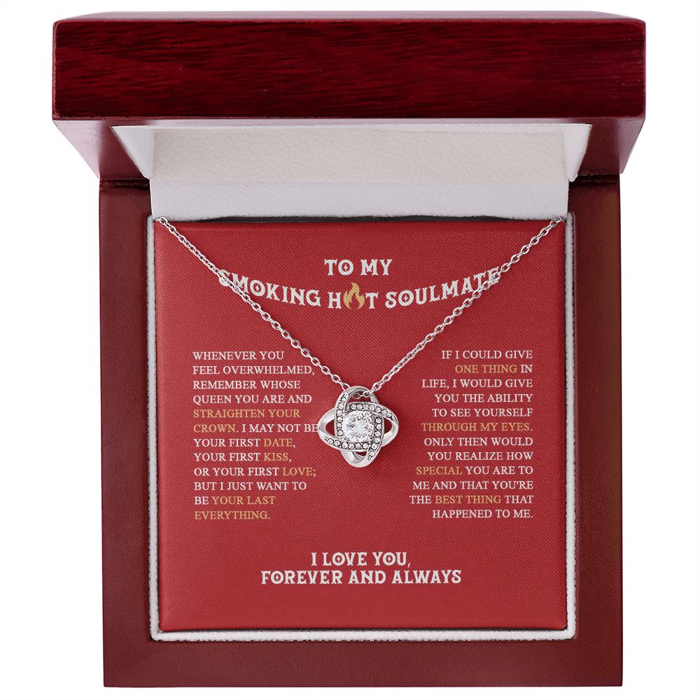 NECKLACE-SOULMATE-DUCVIN250122-04 Gifts To Keep to My Smokin' Hot Soulmate, Necklace with Meaningful Message Card, Luxury Jewelry for Her, Gift Idea On Valentines Day, Anniversary, Birthday, Wedding, Version 3