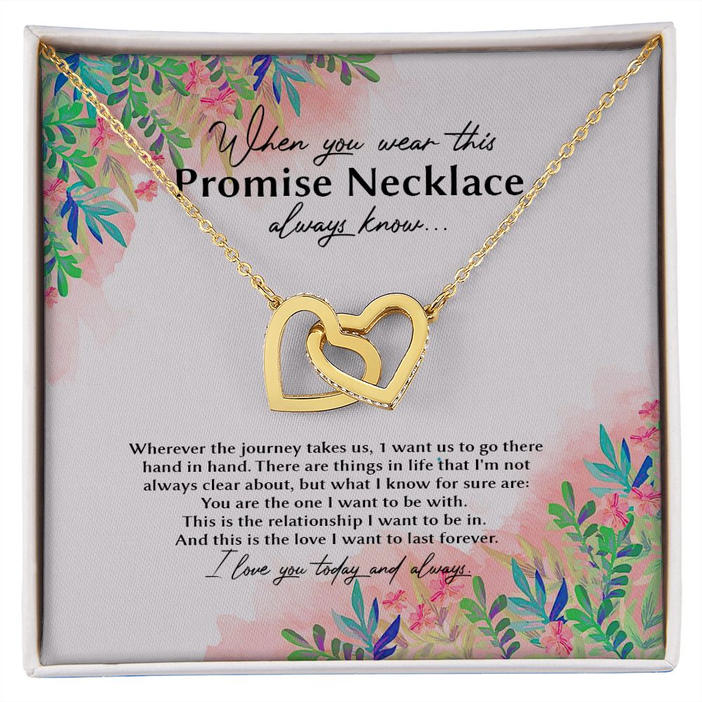 Necklace To My Wife When You Wear This Promise Necklace Always Know Interlocking Hearts Pendant Necklace Wedding Day, Gift For Daughter Gifts Christmas, on Birthday Luxury necklace (x1) 48.95 laisalevongkinhthat29-1_43
