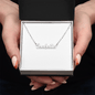 Custom Name Necklace For Daughter, Meaningful Personalised Daughter Necklace, Personalised Christmas Gifts for Daughter 2022, Daughter Name Necklace with Luxury Box gifts on Christmas, Birthday B0BNK4VQZB