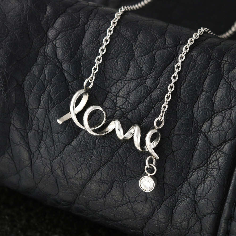 Scripted Love Necklace 41-Mom-2-Daughter-Forever