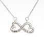 Infinity Hearts Necklace, Grandfather & Granddaughter Necklace, Birthday Gift For Granddaughter From Grandpa, Granddaughter Gift, Jewelry Gold Luxury necklace ASIN: B0923KCBV4