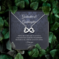 Infinity Hearts Necklace, Godmother & Goddaughter Necklace, Birthday Gift For Godmother From Goddaughter, Godmother Gift, Jewelry For Gold Luxury necklace ASIN: B0923L2FS8