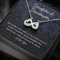 Infinity Hearts Necklace, Grandfather & Granddaughter Necklace, Birthday Gift For Granddaughter From Grandpa, Granddaughter Gift, Jewelry Gold Luxury necklace ASIN: B0923KCBV4