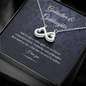 Infinity Hearts Necklace, Godmother & Goddaughter Necklace, Birthday Gift For Godmother From Goddaughter, Godmother Gift, Jewelry For Gold Luxury necklace ASIN: B0923L2FS8