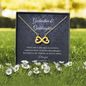 Infinity Hearts Necklace, Godmother & Goddaughter Necklace, Birthday Gift For Godmother From Goddaughter, Godmother Gift, Jewelry For Gold Luxury necklace ASIN: B0923L2FS8