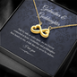 Infinity Hearts Necklace, Godmother & Goddaughter Necklace, Birthday Gift For Godmother From Goddaughter, Godmother Gift, Jewelry For Gold Luxury necklace ASIN: B0923L2FS8