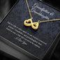 Infinity Hearts Necklace, Grandfather & Granddaughter Necklace, Birthday Gift For Granddaughter From Grandpa, Granddaughter Gift, Jewelry Gold Luxury necklace ASIN: B0923KCBV4