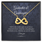 Infinity Hearts Necklace, Godmother & Goddaughter Necklace, Birthday Gift For Godmother From Goddaughter, Godmother Gift, Jewelry For Gold Luxury necklace ASIN: B0923L2FS8
