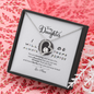 Quote Mom To My Daughter I Will Always Be There For You Heartfelt Card Jewelry Gift Forever Love Pendant Necklace Wedding Day, Gift For Daughter Gifts Birthday, on Christmas Luxury necklace