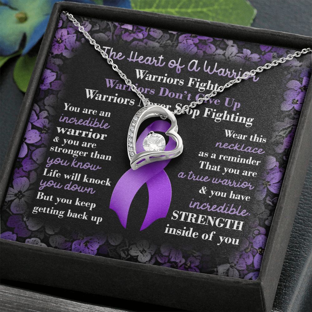 Necklacexinvaicadai28-1_596 Necklace Pancreatic Cancer Awareness Forever Love Pendant Necklace – Purple Ribbon Cancer Survivor Jewelry Wedding Day, Gift for Daughter Gifts Christmas, on Birthday Luxury Necklace bac