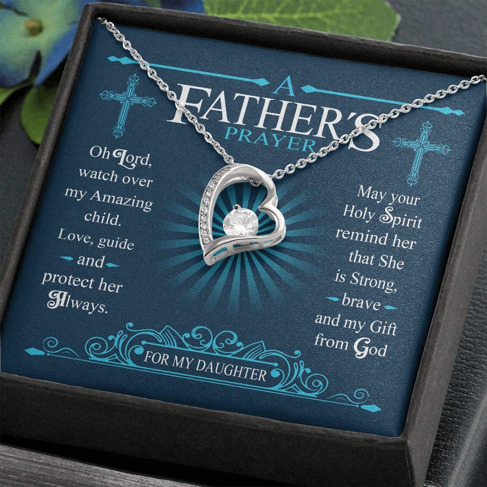 Gifts Necklace A Father's Prayer For My Daughter Faith Hope Love Christian Cross Jewelry Gift Forever Love Pendant Necklace Wedding Day, Gift For Daughter Gifts Birthday, on Christmas Gold Luxury nec ASIN: B08VSBPZKV SKU: Necklacexinvaicadai28-1_744