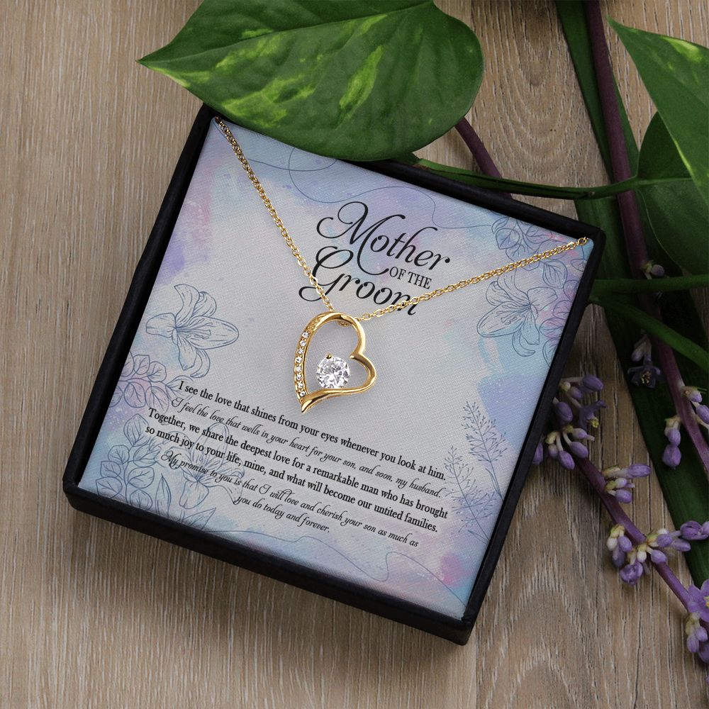 Meaningfull Mother Of The Groom I Promise To You Is That I Will Love Your Son As Much As You Do Forever Love Necklace Wedding Day, Gift For Daughter Gifts Christmas, on Birthday Silver Luxury necklace ASIN: B08VS6ZDWN SKU: Necklacexinvaicadai28-1_1373