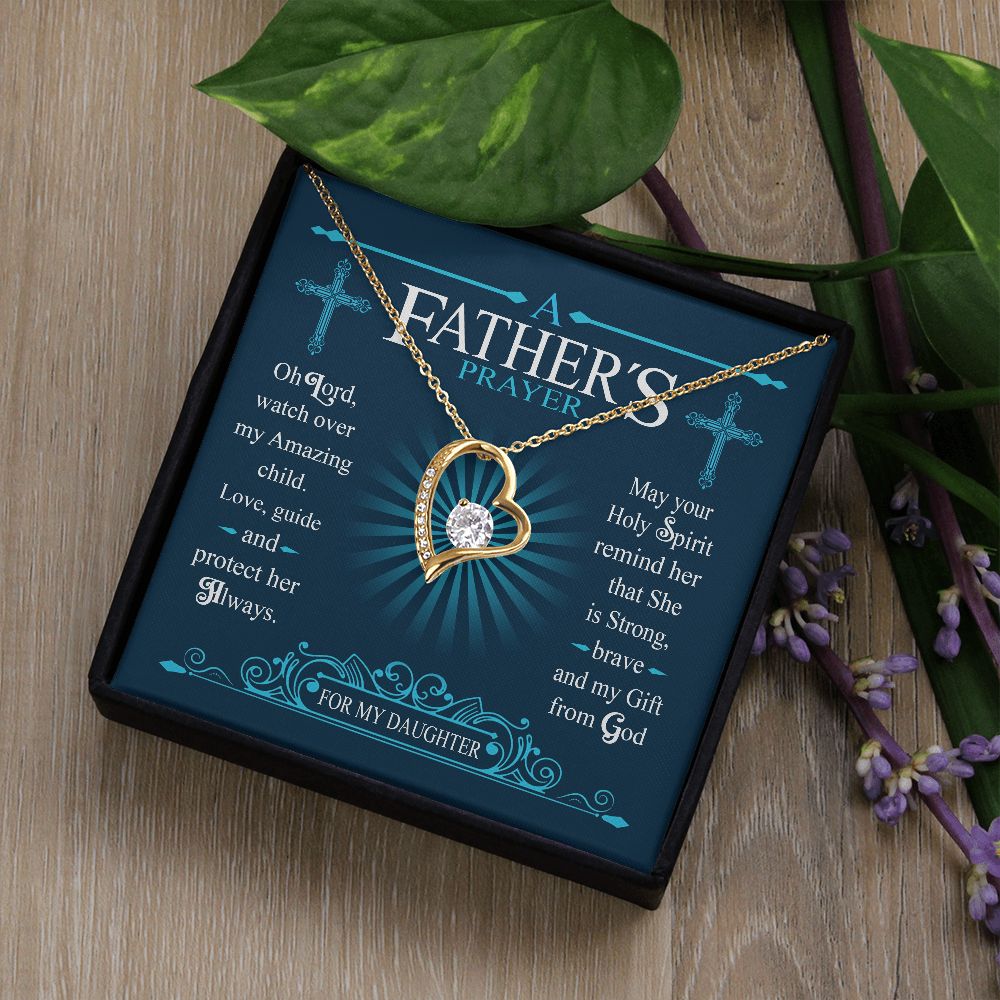 Gifts Necklace A Father's Prayer For My Daughter Faith Hope Love Christian Cross Jewelry Gift Forever Love Pendant Necklace Wedding Day, Gift For Daughter Gifts Birthday, on Christmas Gold Luxury nec ASIN: B08VSBPZKV SKU: Necklacexinvaicadai28-1_744