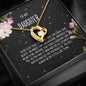 Necklace Daughter Daughter Gift Necklace, Gift For Daughter From Dad, Graduation, Birthday Gift, Daughter Jewelry, Wedding, Heart Necklace + Message Gift Box Gifts Birthday, on Christmas Silver Luxury ASIN: B08KLQY2XL