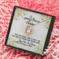 VIGIFSANA Quote to My Unbiological Sister There are Friends There is Family Forever Love Heart Pendant Necklace Wedding Day, Gift for Daughter Gifts Birthday, on Christmas Luxury Necklace