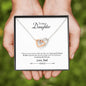 Gifts Necklace To My Daughter Necklace, Interlocking Hearts Necklace, Thoughtful Gifts For Daughter, Meaningful Gifts For Daughter, Daughter Necklace Dad Gifts Birthday, on Christmas Luxury necklace ASIN: B08KNQH49V