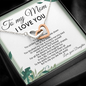 To my Mom necklace for women christmas gifts for mom mothers birthday gifts mother birthday gifts from daughter matching mother daughter jewelry mom jewelry mother daughter neckalce on Mother's Day