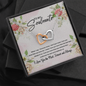 Quote To My Soulmate When I Say I Love You More To My Girlfriend My Future Wife Interlocking Hearts Pendant Necklace Wedding Day, Gift For Daughter Gifts Birthday, on Christmas Luxury necklace