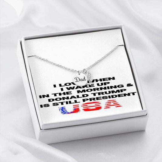 Keep Dad close to your heart with this loving Remembrance Necklace