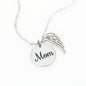 Gifts Memorial Loss of Mother Gift, Personalized Sympathy Gift, Mom Remembrance Necklace, Mother Memorial Gift, Mother Bereavement Gift- Mom Angel Wing Gifts Birthday, on Christmas Luxury necklace