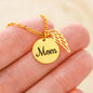 Gifts Memorial Loss of Mother Gift, Personalized Sympathy Gift, Mom Remembrance Necklace, Mother Memorial Gift, Mother Bereavement Gift- Mom Angel Wing Gifts Birthday, on Christmas Luxury necklace