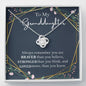 Quote Love Knot Necklace, Always Remember You Are Loved, Birthday Gift For Granddaughter, To My Granddaughter Necklace, Present From Grandma, Wedding Day, Gift For Daughter Gifts Birthday, on Christma