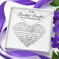 To My Daughter On Her Wedding Day Necklace, to Bride from Mum, Daughter's Wedding Day Necklace, Wedding Card for Daughter Custom Nghề nghiệp