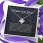 Meaningfull Love Knot, Mother Of The Groom Gift Necklace, Wedding Gift, Bridal Party, Rehearsal Dinner, Man Of My Dreams, Parent Of Groom, Gift From include Standard Box Wedding Day, Gift For Daughter