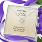 Necklace Gifts Love Knot Pendant Necklace, to My Bridesmaid, I Can't Say I Do Without You, Bridesmaid Proposal Include Standard Box Gifts Birthday, on Christmas Silver Luxury Necklace