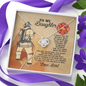 Firefighter Dad To My Daughter I Want You To Believe Deep In Your Heart Love Knot Necklace Mahogany Luxury Box (x1) 53.95 Otalyykhungquatroi14-10_33