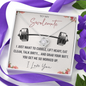 To My Swolemate I Just Want To Cuddle Lift Heavy Eat Clean Talk Dirty Funny Love Knot Necklace