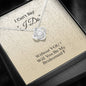 Necklace Gifts Love Knot Pendant Necklace, to My Bridesmaid, I Can't Say I Do Without You, Bridesmaid Proposal Include Standard Box Gifts Birthday, on Christmas Silver Luxury Necklace