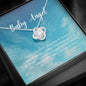 Necklace gifts Love Knot Necklace, Baby Angel, Miscarriage Gift, Loss of Baby, Sympathy Gift, Infant Loss Gift, Loss of Child Gift, Keepsake, Pregnancy include Standard Box Gifts Birthday, on Christma ASIN: B08XHHVXB7