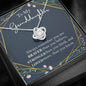Quote Love Knot Necklace, Always Remember You Are Loved, Birthday Gift For Granddaughter, To My Granddaughter Necklace, Present From Grandma, Wedding Day, Gift For Daughter Gifts Birthday, on Christma
