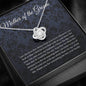 Meaningfull Love Knot, Mother Of The Groom Gift Necklace, Wedding Gift, Bridal Party, Rehearsal Dinner, Man Of My Dreams, Parent Of Groom, Gift From include Standard Box Wedding Day, Gift For Daughter