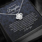 Gifts Necklace Love Knot Necklace, Daughter Pregnancy, Gift for Daughter for Mom to Be, Gift for Expecting Mom, Gift Pregnant Daughter, Include Mahogany Style Luxury Box Wedding Day, ASIN: B08XHMF4S9