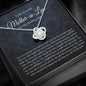 Meaningfull Love Knot Necklace, To My Mother in Law On My Wedding Day, Mother In Law Gift From Bride, Future Mother In Law Necklace, Mother Of The include Standard Box Wedding Day, Gift For Daughter G
