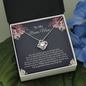 Bonus Mom Necklace, Love Knot Necklace, Jewelry To Mom, Women Bonus Mom Gift, Mother's Day Gift for Step Mom, Stepmother Necklace, Second Mom,Adoptive Mom, Foster Mom Gift, Birthday Stepmom ll1
