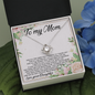 Special gifts for Mom Necklace for Mothers Day Gift Love Double Heart Connected Chain Light Luxury Mother Daughter Necklace Gifts Mother Daughter Couple Love Heart Empty Connection Necklaces Linked Interlocking on Mother's Day