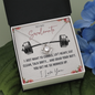 To My Swolemate I Just Want To Cuddle Lift Heavy Eat Clean Talk Dirty Funny Love Knot Necklace