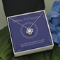 Meaningfull Personalized Custom Love Knot Necklace Jewelry For Birthday Graduation Valentines Unique Gift For Daughter Personal Message Card From Mom include Standard Box Wedding Day, Gift For Daughte ASIN: B08XVNZ9Y2