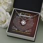Emily Personalized to My Smokin’ Hot Soulmate the Day I Met You My Life Changed Love Knot Pendant Necklace