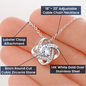 Firefighter Dad To My Daughter I Want You To Believe Deep In Your Heart Love Knot Necklace Mahogany Luxury Box (x1) 53.95 Otalyykhungquatroi14-10_33