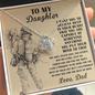 Firefighter From Dad To My Daughter Necklace